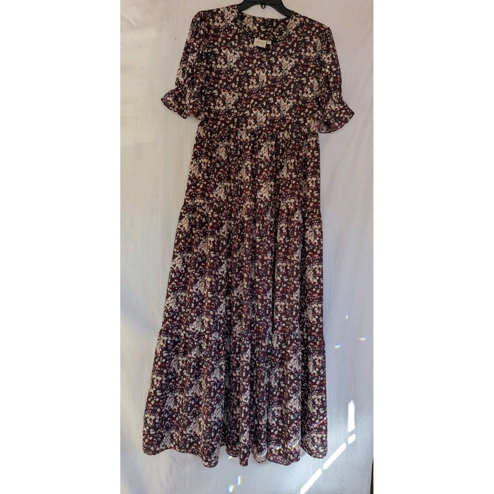 Love, Olive Co Dress Womens S Floral Maxi Short Sleeve